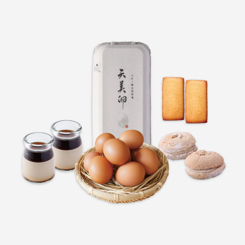 秋限定のカフェラテぷりんとコーヒーダックワーズに、人気の焼き菓子フィナンシェを詰め合わせ。