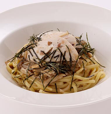 ソース・梅とりハム