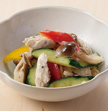 ソース・梅とりハム