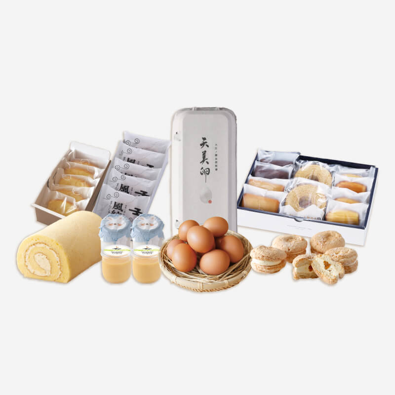 すっきりさわやかな夏限定スイーツをたっぷりと詰め合わせた特別セット。