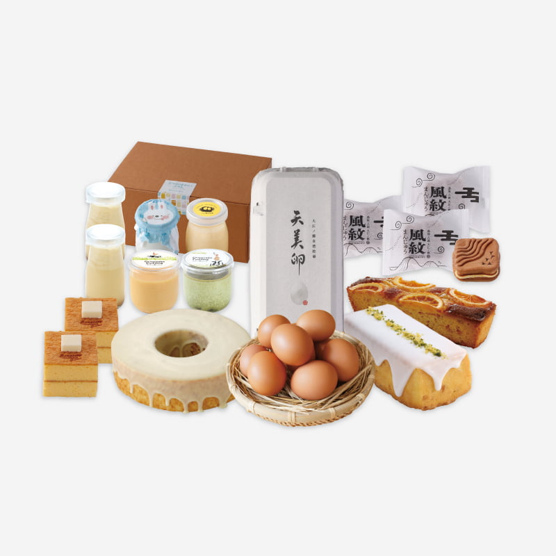 季節限定スイーツから定番人気スイーツまで、この夏おすすめのスイーツをたっぷりと詰め合わせた、期間限定の特別セット。