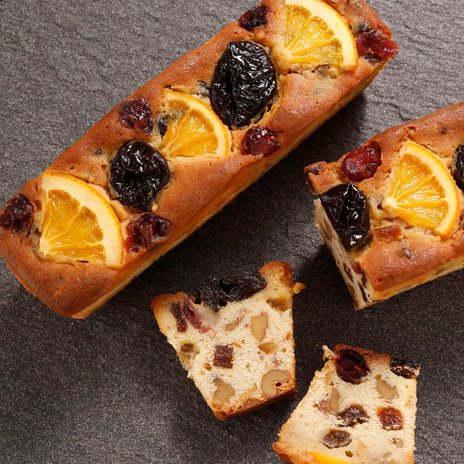 ドライフルーツと胡桃のミニパウンドケーキ[冷凍]