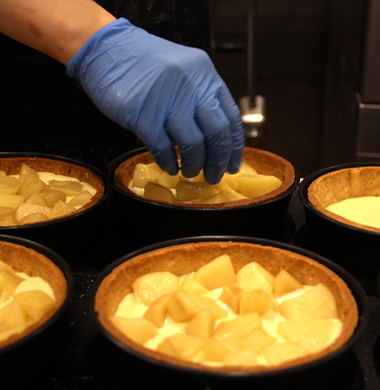 鳥取りんごのチーズタルト