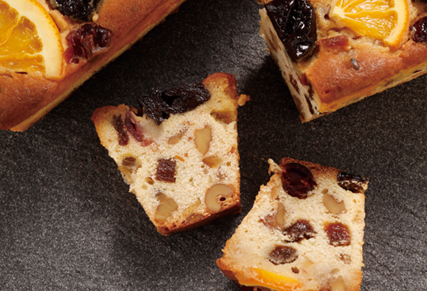 ドライフルーツと胡桃のミニパウンド