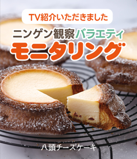 モニタリングにてご紹介いただきました♪新感覚のチーズケーキ
