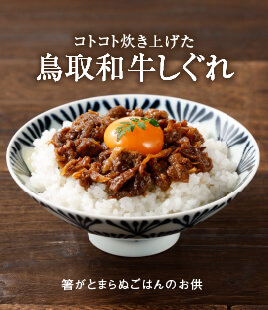 旨みあふれる鳥取和牛の牛しぐれ