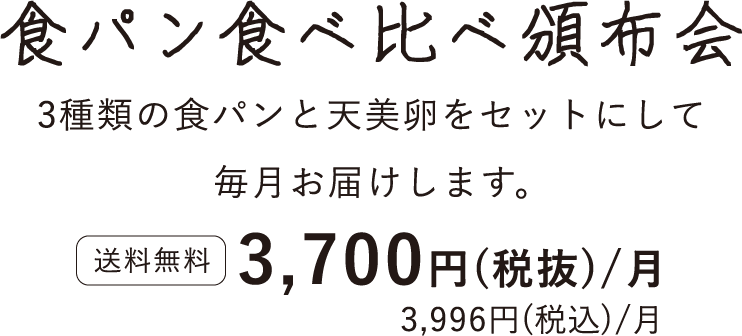 食パン食べ比べ頒布会タイトル