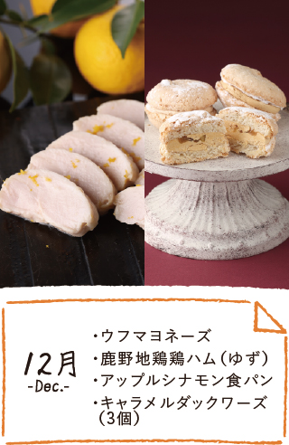 12月のお届け内容