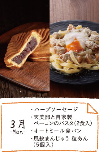 3月のお届け内容