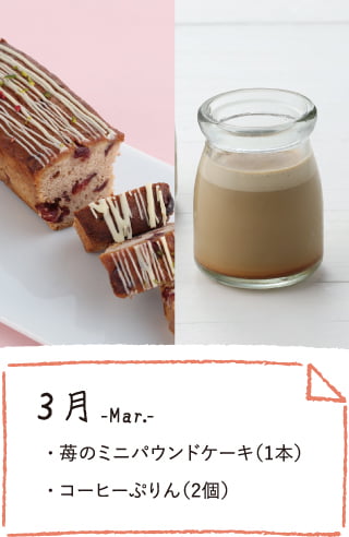 3月のお届け内容