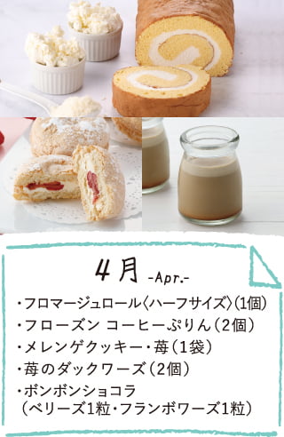 4月のお届け内容