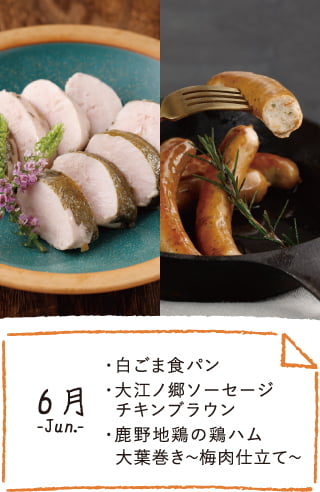 6月のお届け内容