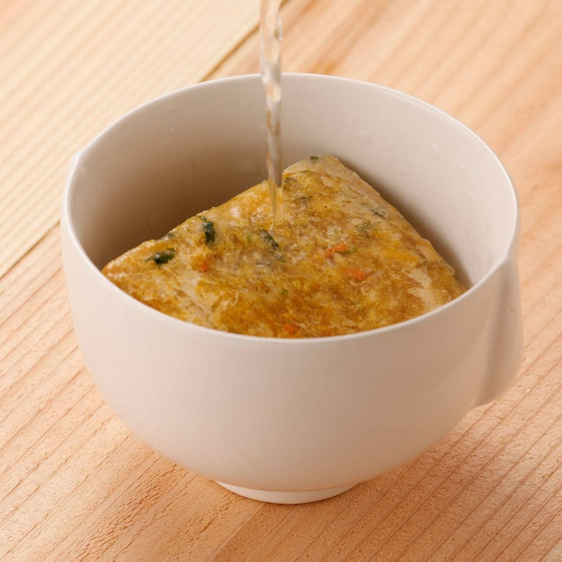 お湯を注ぐだけで簡単なフリーズドライ_玉子丼(5食入)
