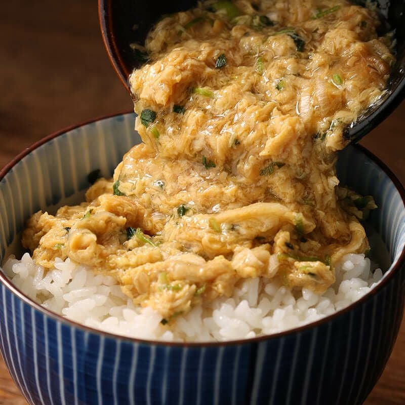 お好みの量のご飯の上にかけたら完成_玉子丼(5食入)