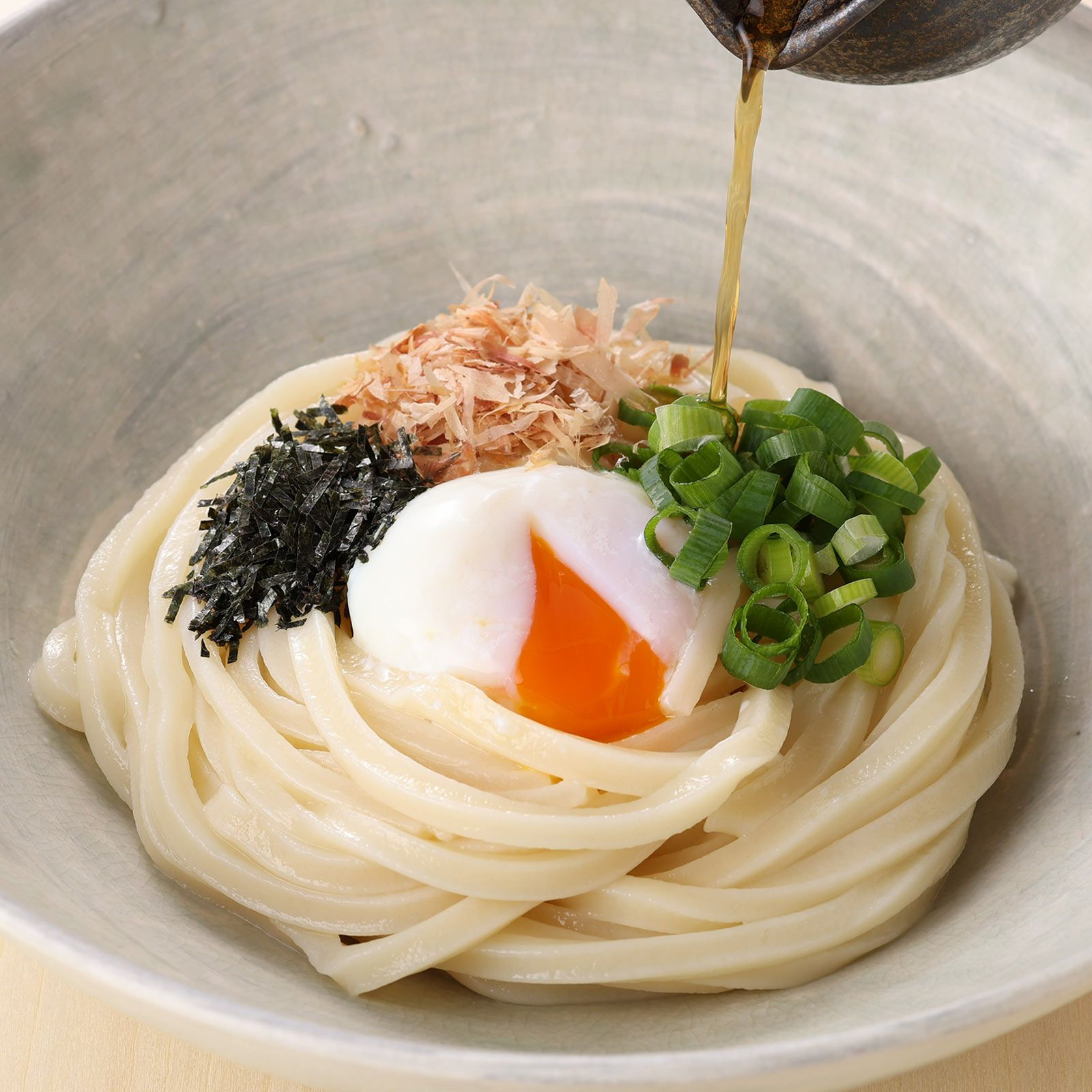 自家製麺と天美卵の旨味 冷やしうどん(2食入)【化学調味料不使用