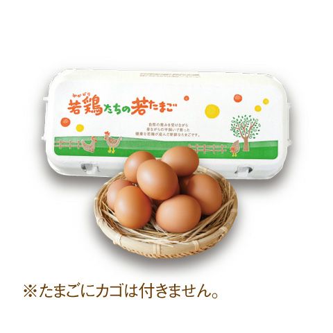 朝採れ平飼い卵】若たまご10個 採卵当日牧場直送 若鶏のたまご 卵かけ