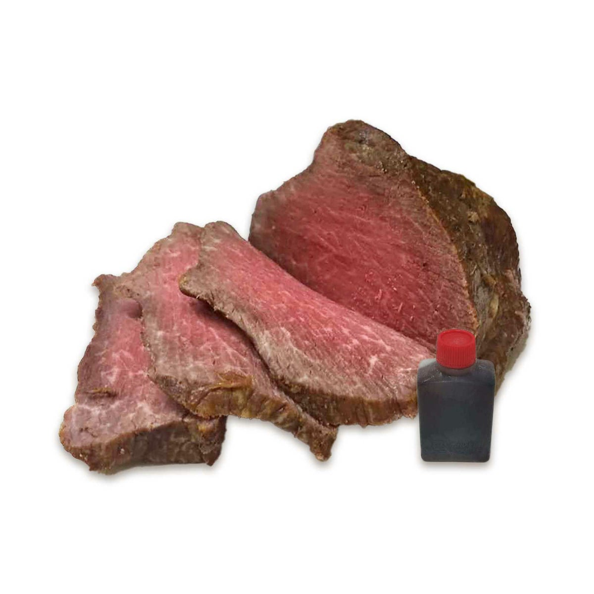 ブロックでお届けするのでお好みの厚さにカットしてお召し上がりください_鳥取和牛ローストビーフ(赤身タイプ・約200g)