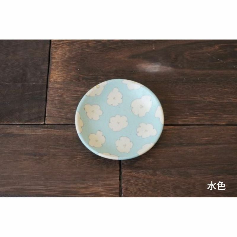 田中ちあき フラワーパターン豆皿 | 大江ノ郷自然牧場