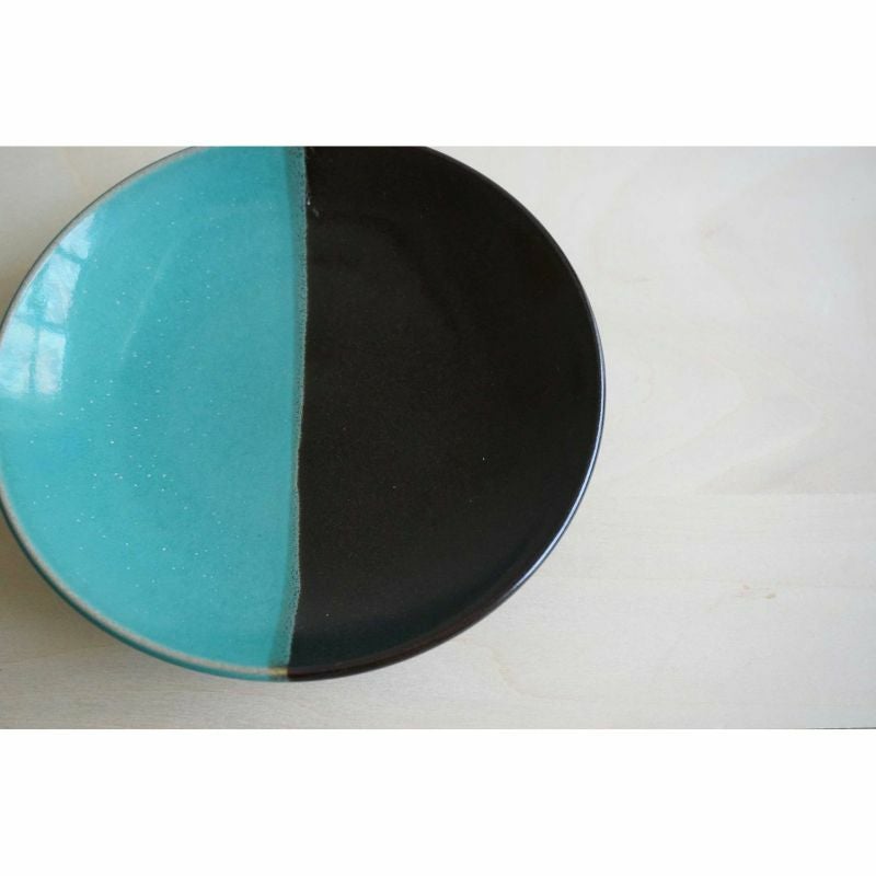 因州中井窯 染分4寸皿 | 大江ノ郷自然牧場