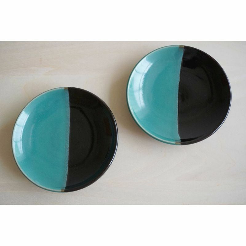 因州中井窯 染分4寸皿 | 大江ノ郷自然牧場