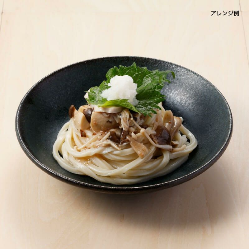 アレンジ例：梅おろしうどん_ソース・梅とりハム