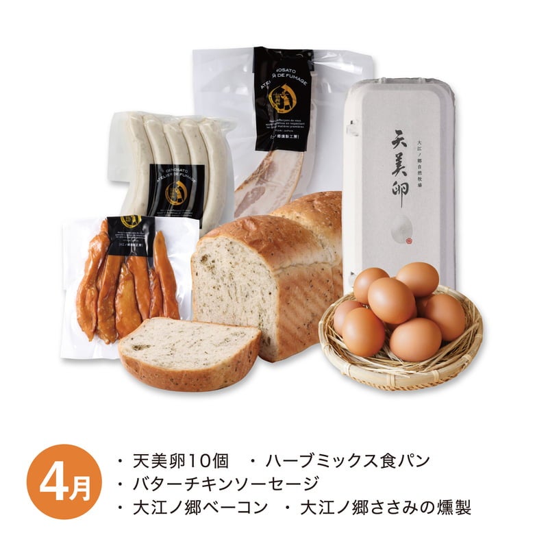 【月替】元気な朝セット　4月