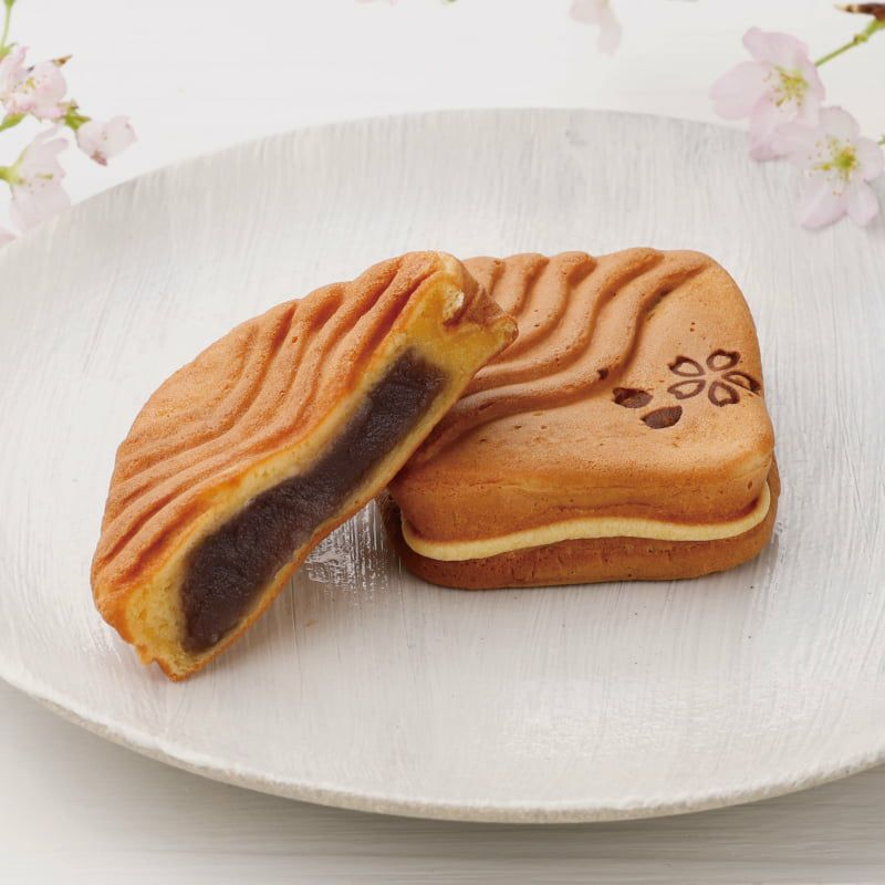 風紋まんじゅう桜こしあん(10個入)[冷凍]