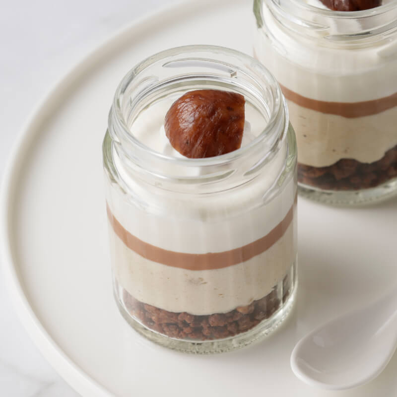 マロンとショコラのパルフェ(2個入)～シエルチョコ仕立て～[冷凍]